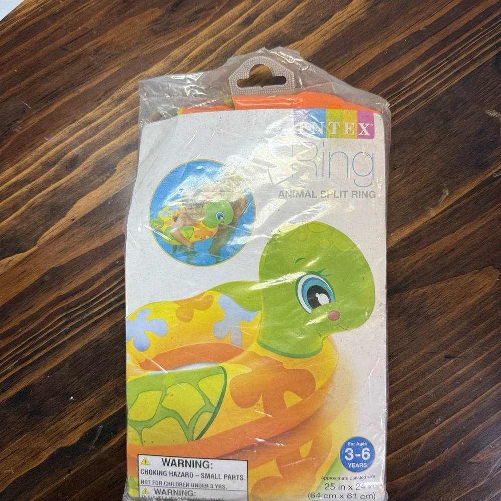 Intex Animal Split‎ Ring Float - Ages 3-6 - Turtle - New